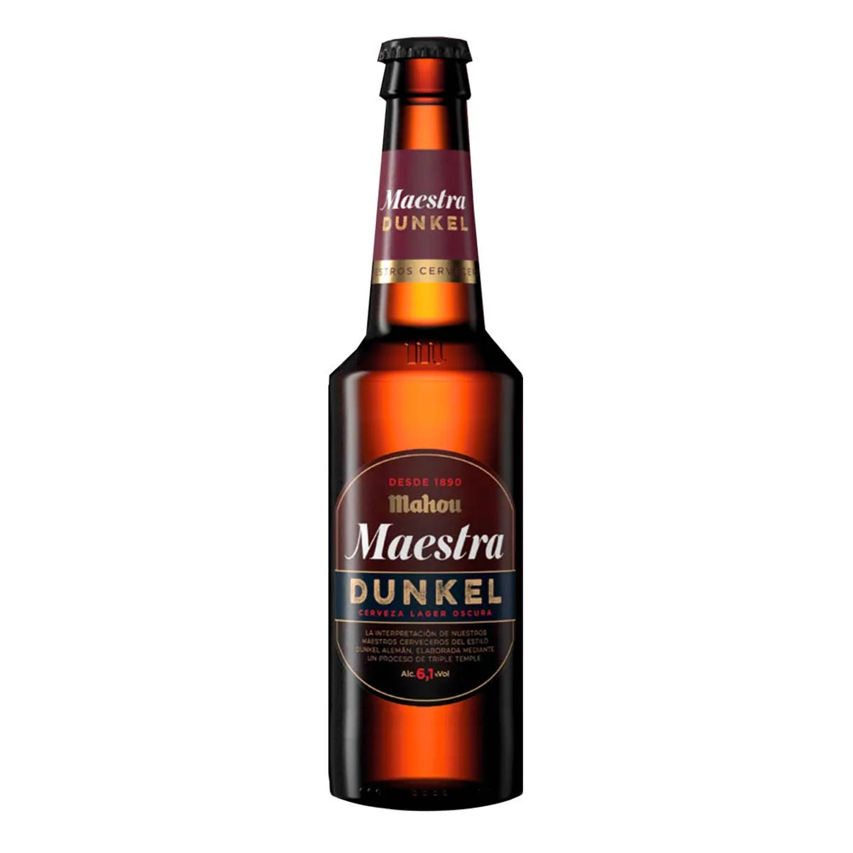 Cerveza Mahou San Miguel Maestra Dunkel Vidrio - 330 Ml