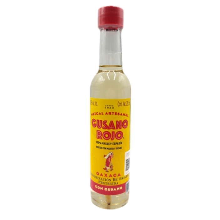 Mezcal Gusano Rojo 100% Aboc Madera/Gusano - 250 Ml