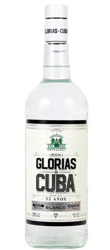 Ron Glorias De Cuba Bco 100% - 1 L