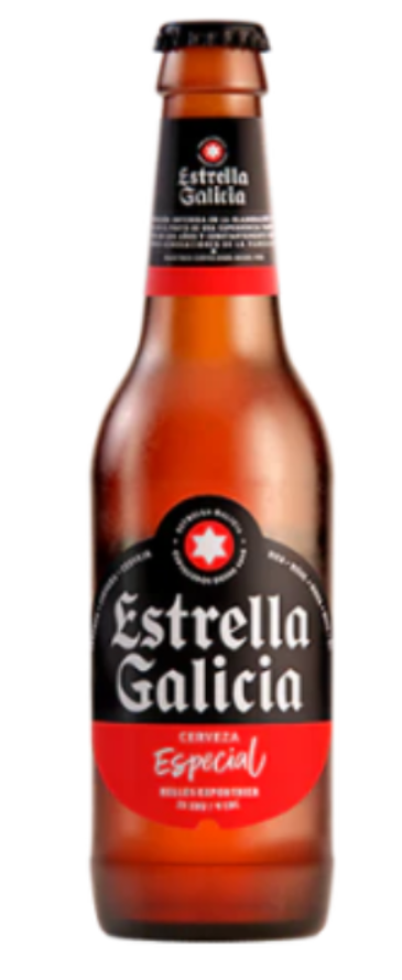 Cerveza Estrella Galicia Especial Vidrio - 355 Ml