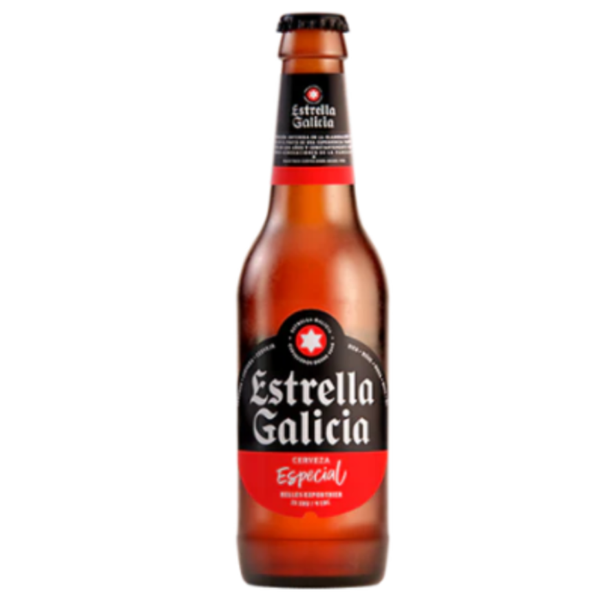 Cerveza Estrella Galicia Especial Vidrio - 355 Ml