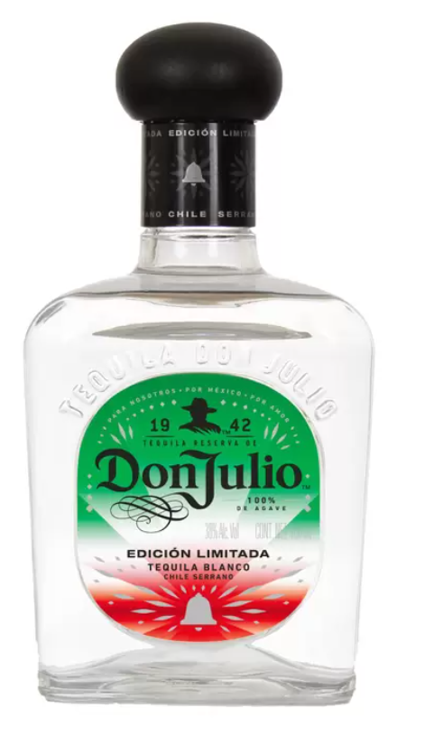 Teq. Don Julio Blanco 100% Chile Serrano - 700 Ml