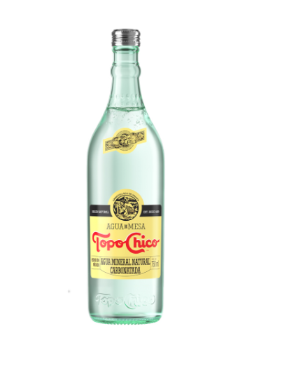 Agua Mineral Topo Chico Vidrio - 750 Ml