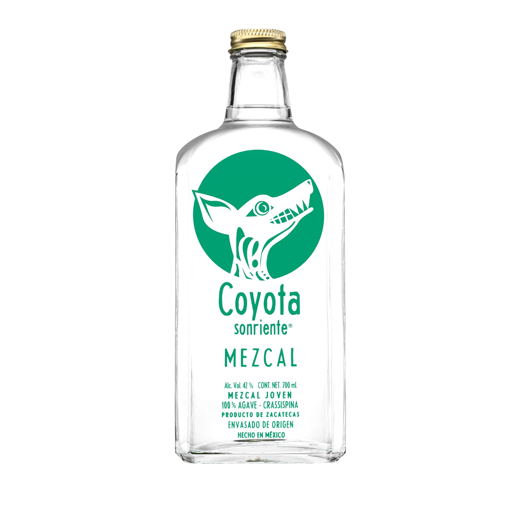 Destilado De Agave Ancestral Coyota Sonriente Masparillo - 750 Ml