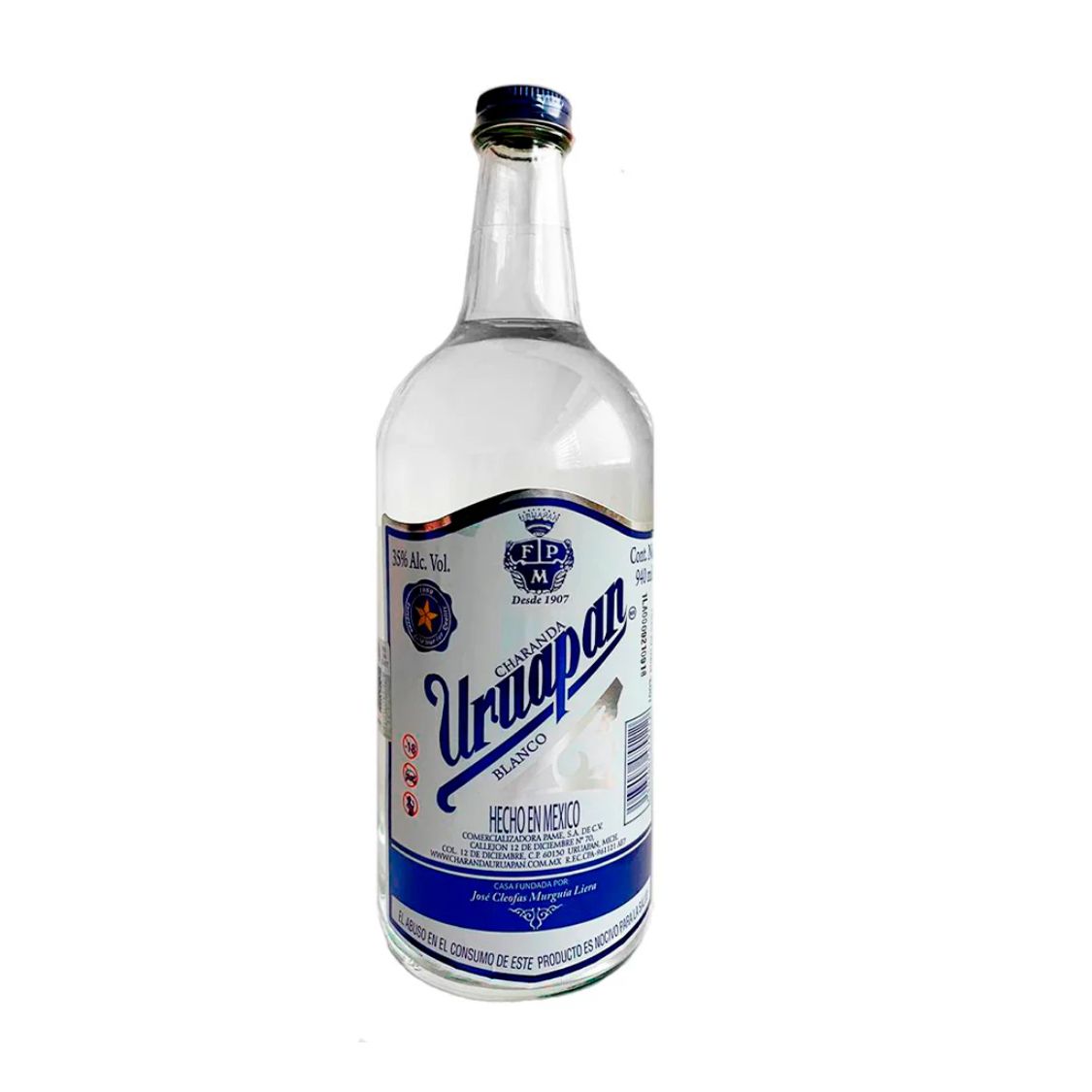 Charanda Uruapan Blanco - 1 L