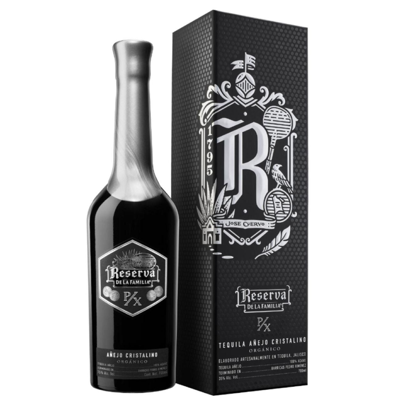 Teq. Rva La Familia Px Añejo Cristalino 100% Organico - 700 Ml