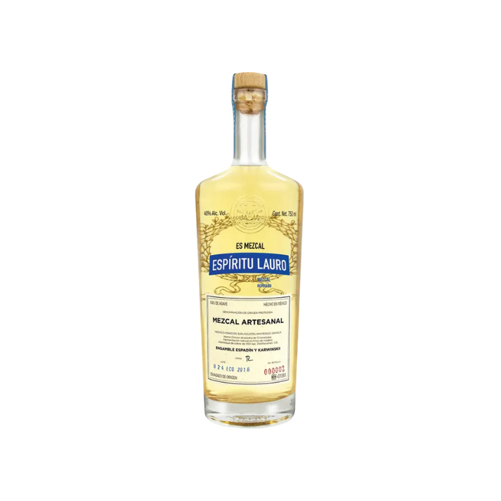 Mezcal Espiritu Lauro Rep 100% - 750 Ml