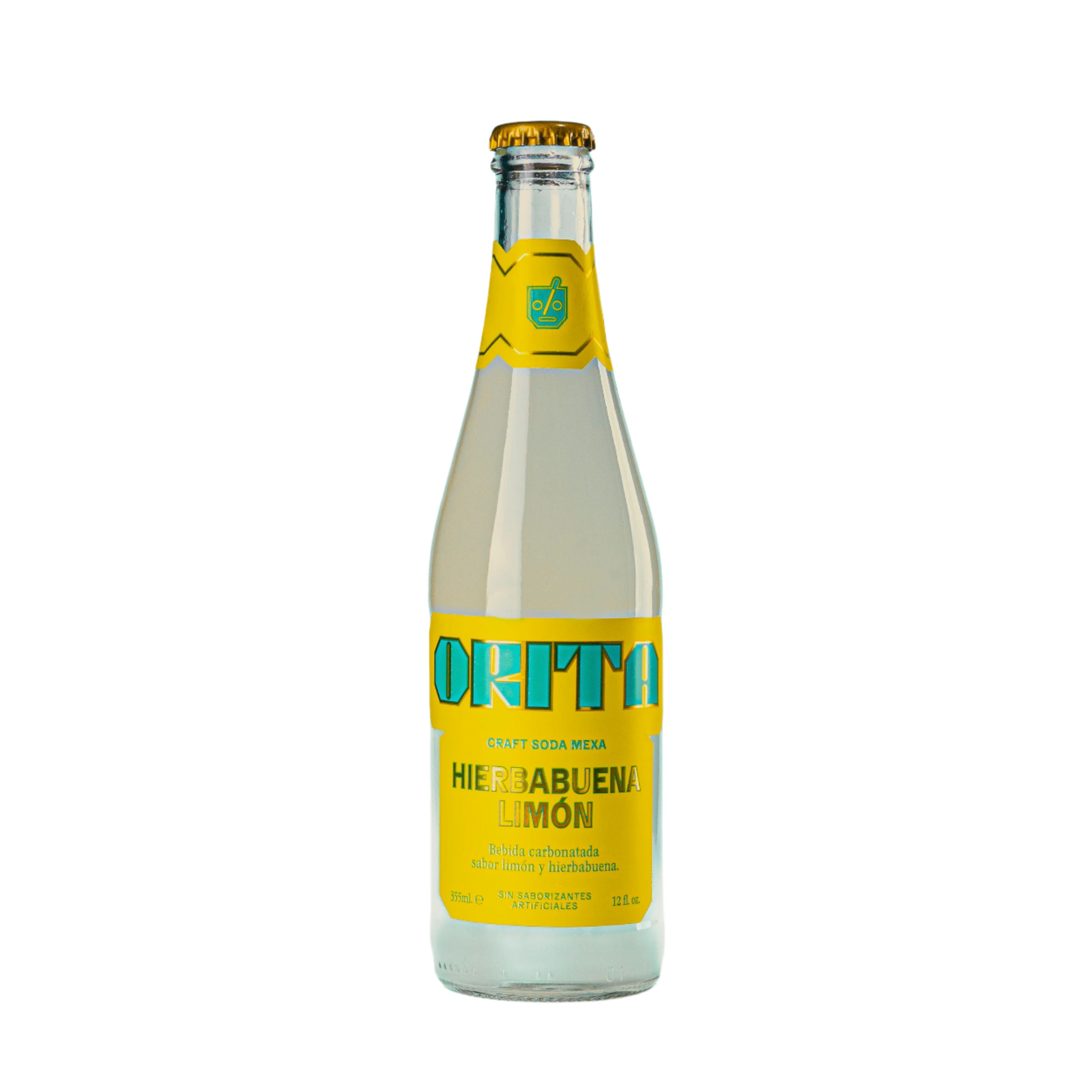 Refresco Orita Hierbabuena Limon Vidrio - 355 Ml