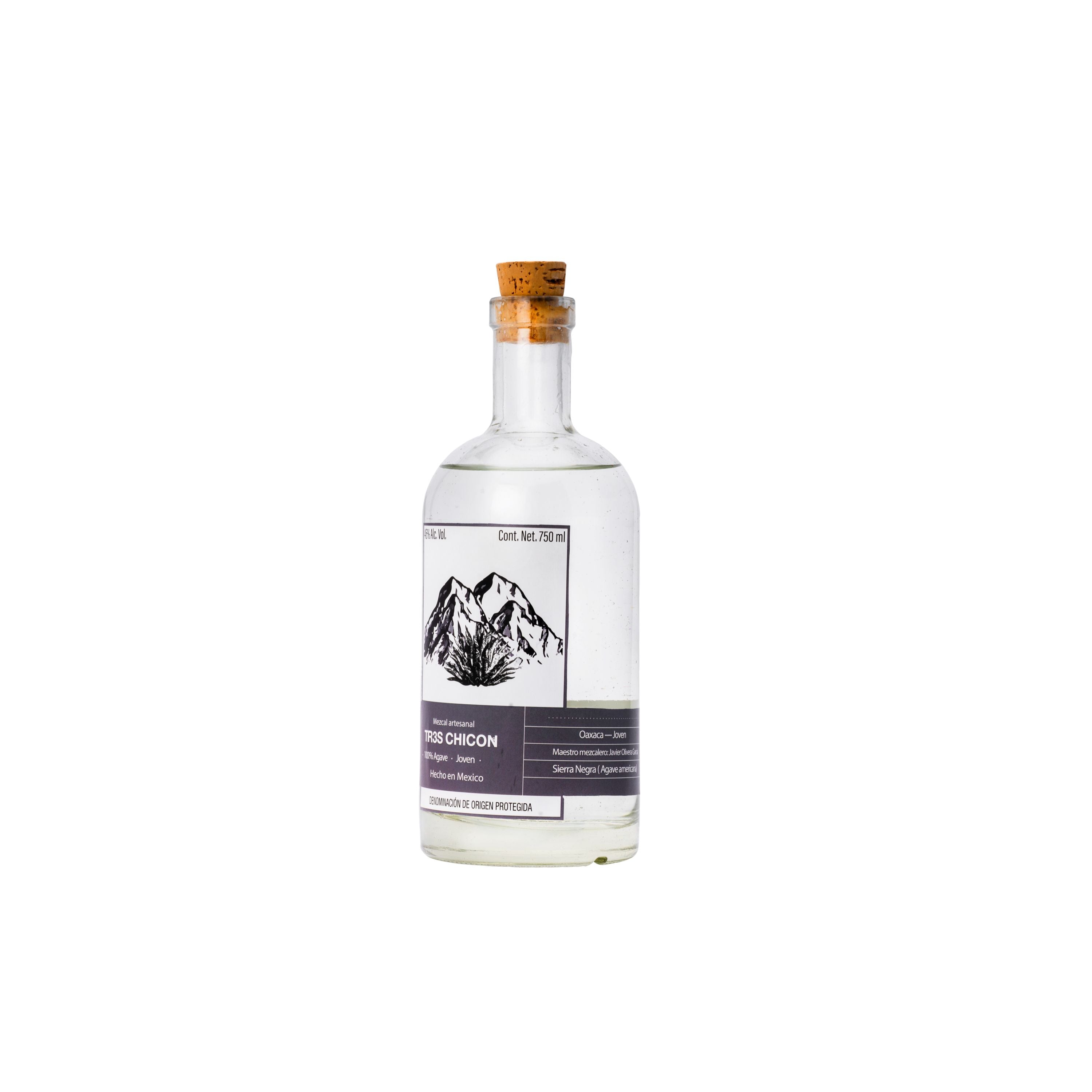 Mezcal Tr3s Chicon Sierra Negra - 750 Ml