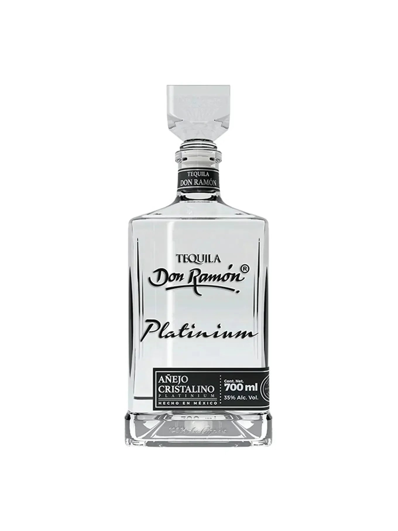 Tequila Don Ramon Platinium Añejo Cristalino - 700 Ml