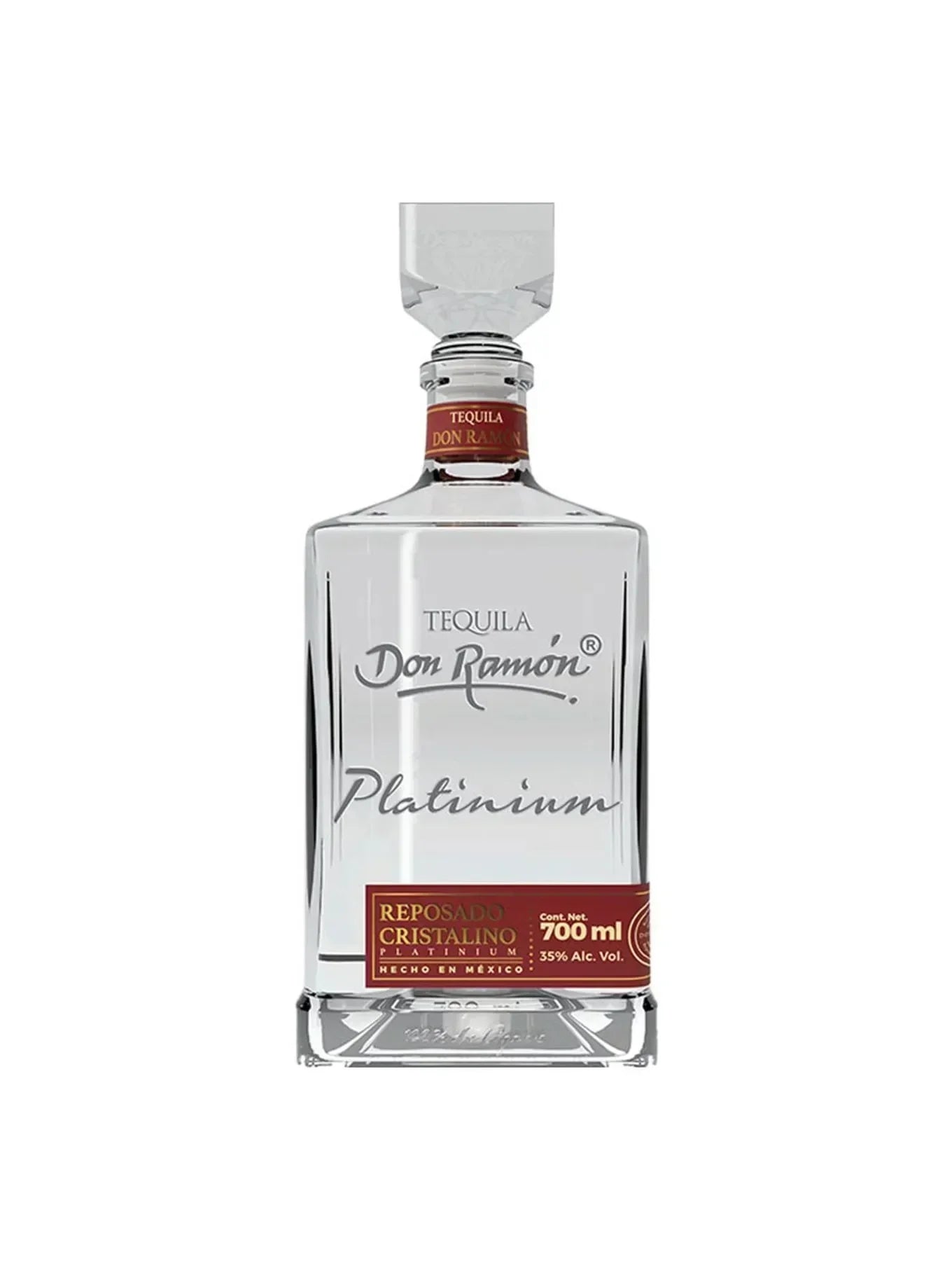 Tequila Don Ramon Platinium Reposado Cristalino - 700 Ml