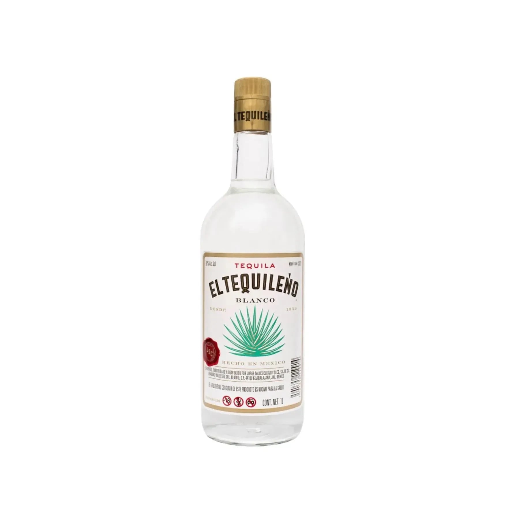 Tequila El Tequileño Blanco - 1 L