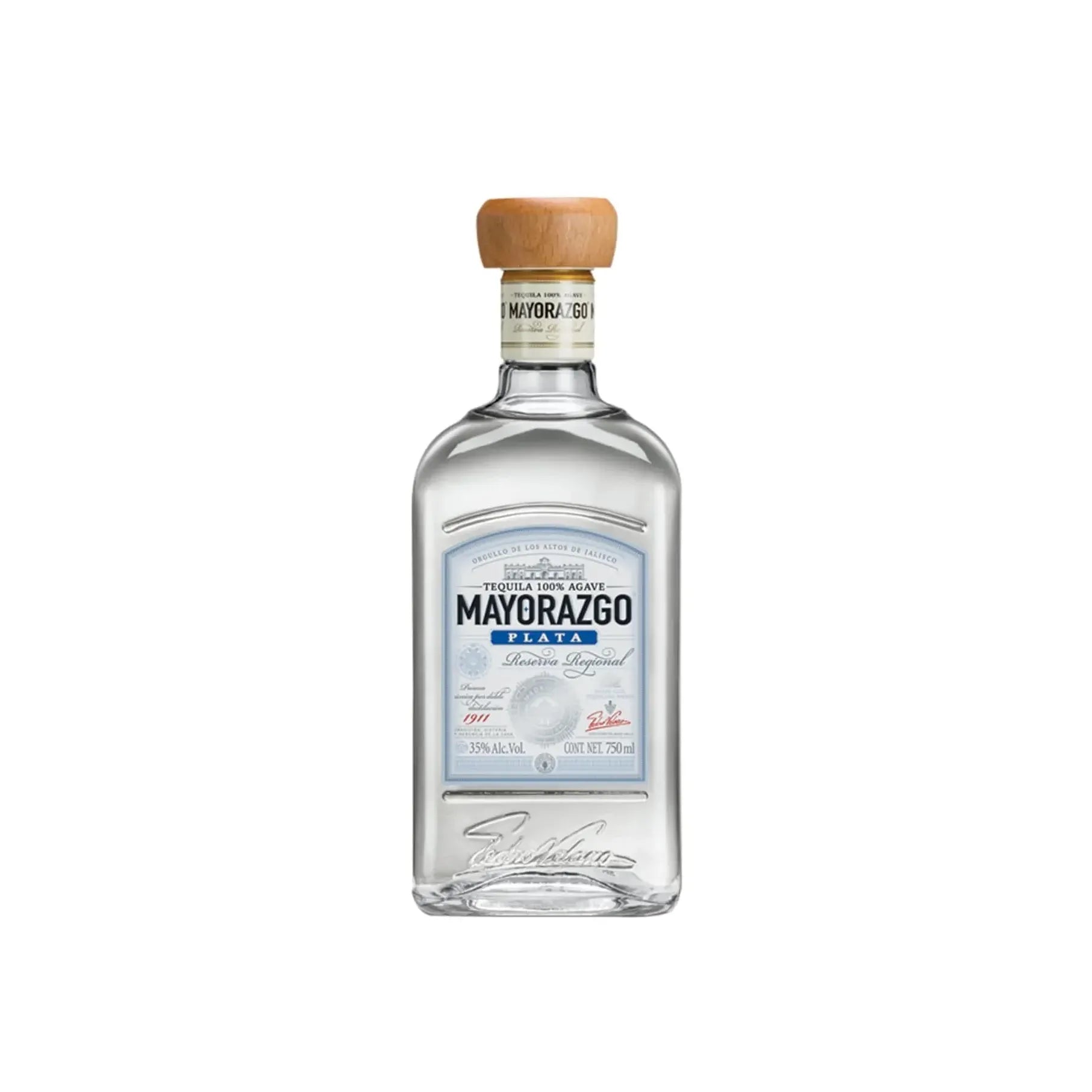 Tequila Mayorazgo Plata - 750 Ml