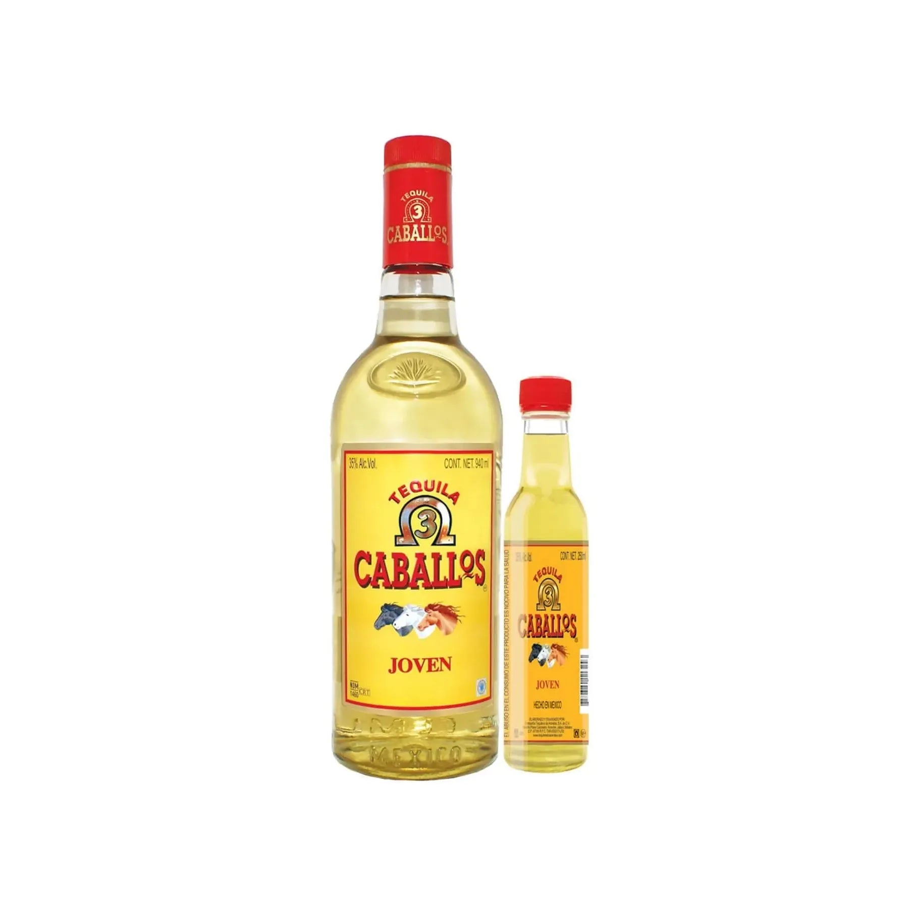 Tequila Tres Caballos Joven - 940 Ml