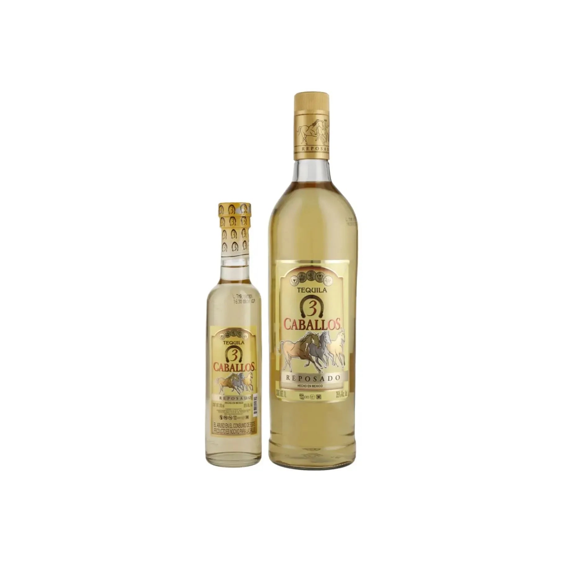 Tequila Tres Caballos Reposado - 1 L