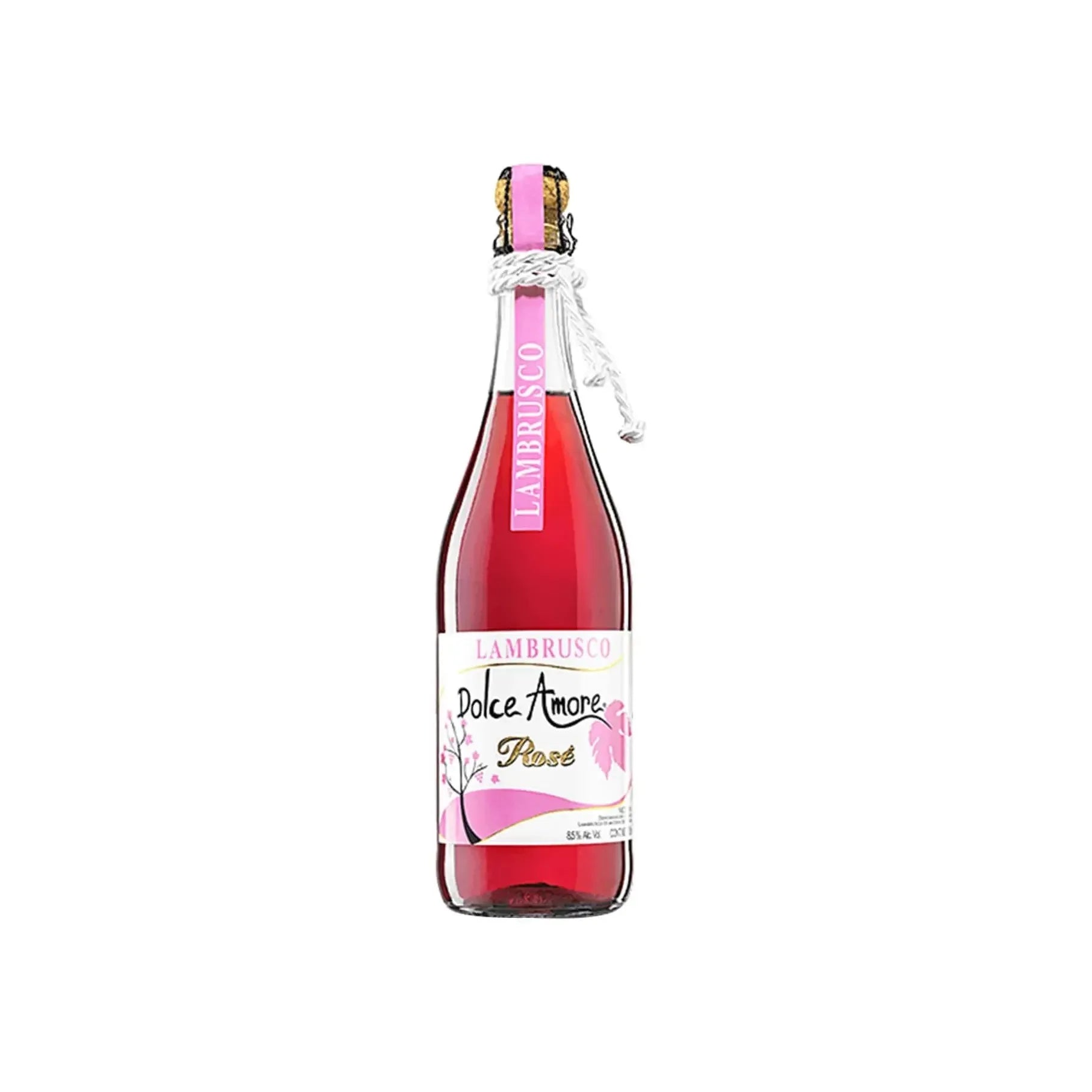 Vino Rosado Espumoso Dolce Amore Lambrusco Rose - 750 Ml