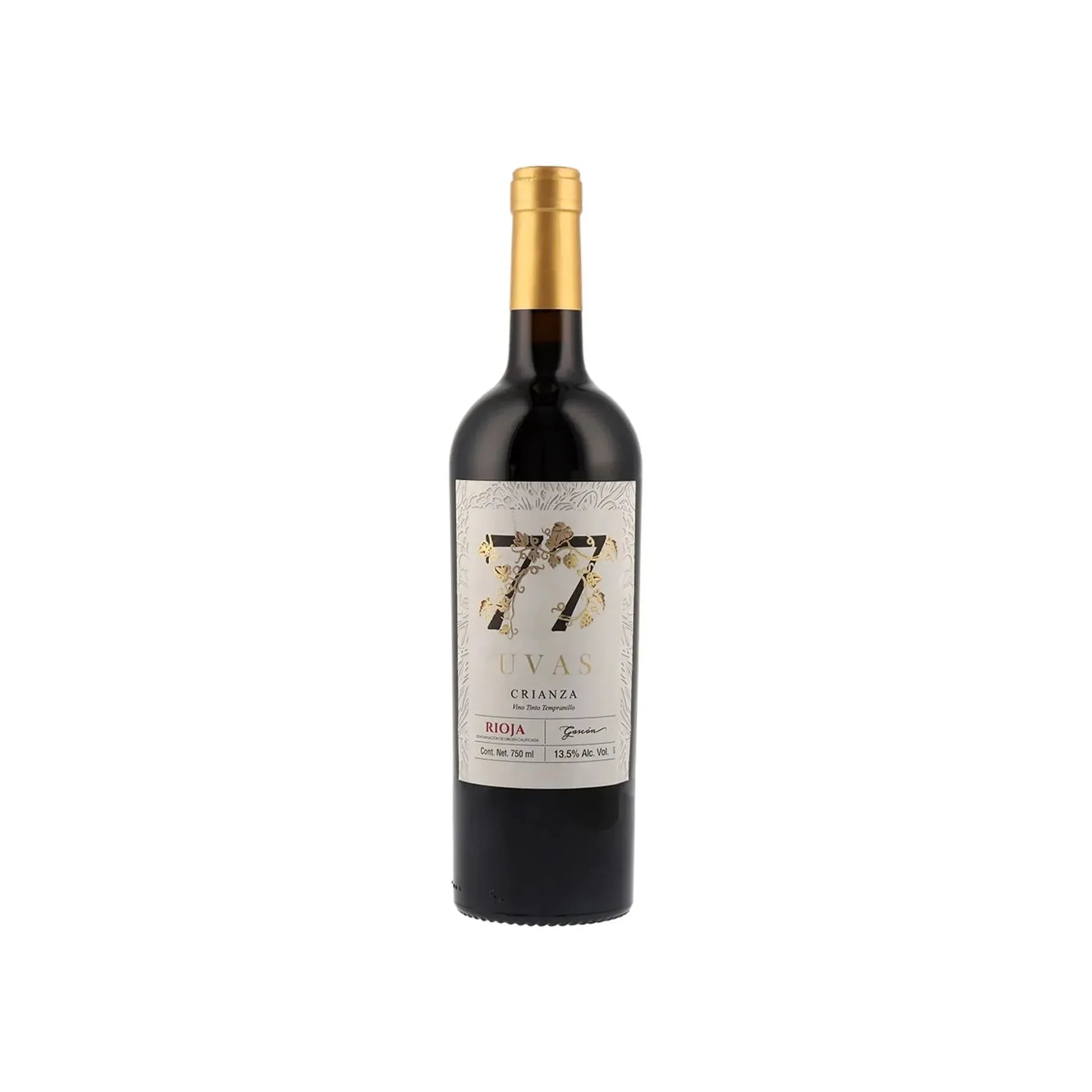 Vino Tinto 77 Uvas Tempranillo Crianza (13.5º) - 750 Ml