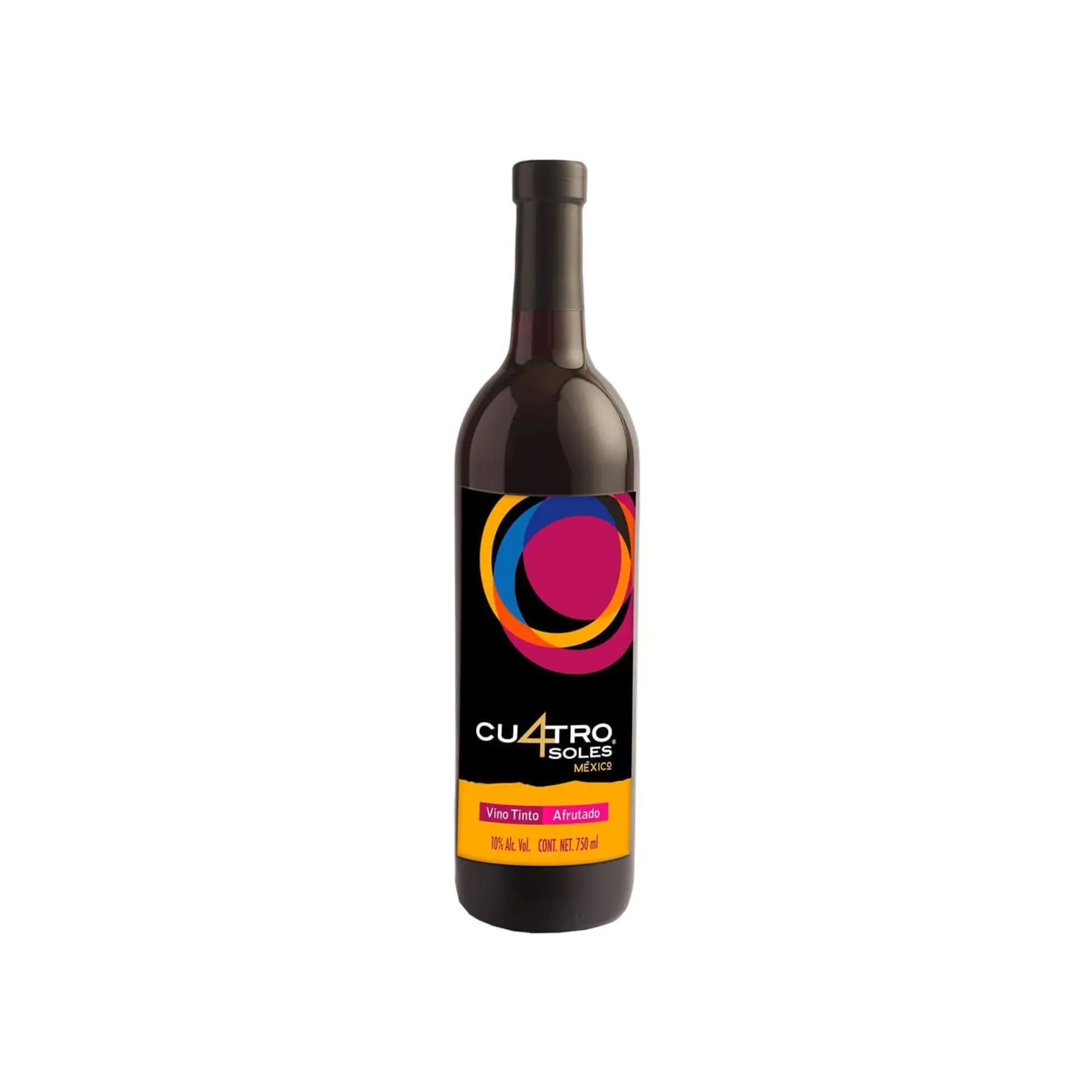 Vino Tinto Cu4Tro Soles Afrutado - 750 Ml