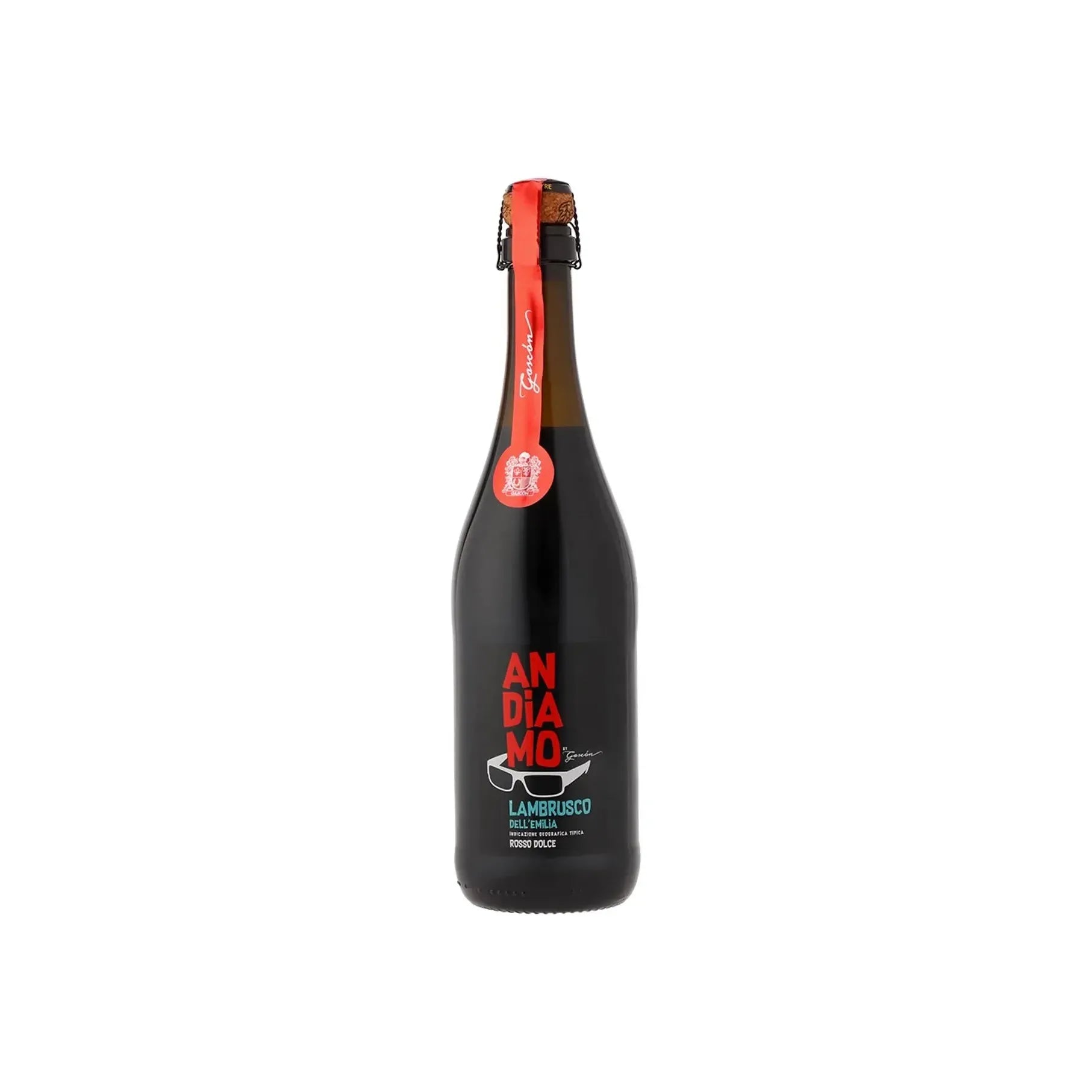 Vino Tinto Espumoso Andiamo Lambrusco Rosso Dolce - 750 Ml