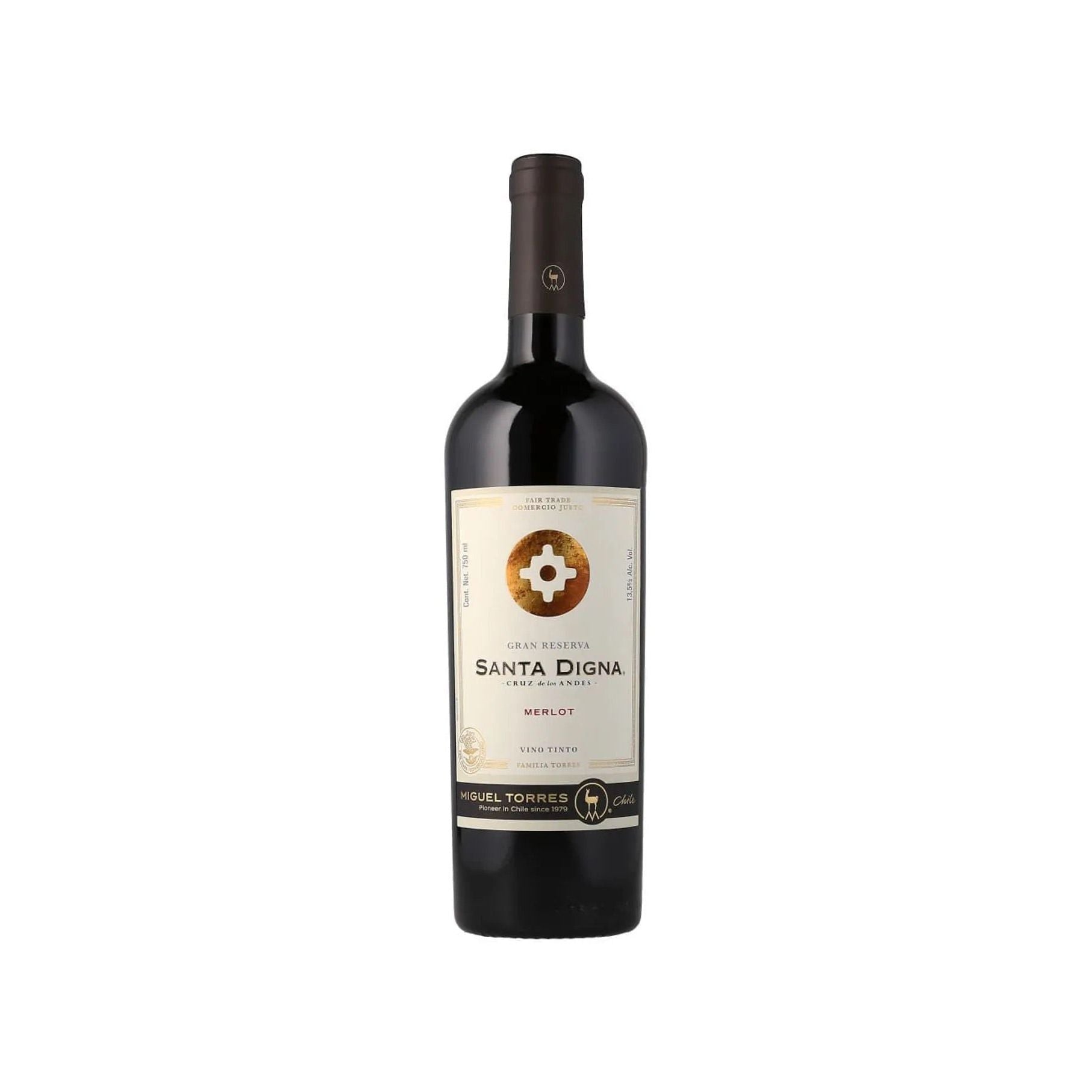 Vino Tinto Santa Digna Merlot Gran Reserva - 750 Ml