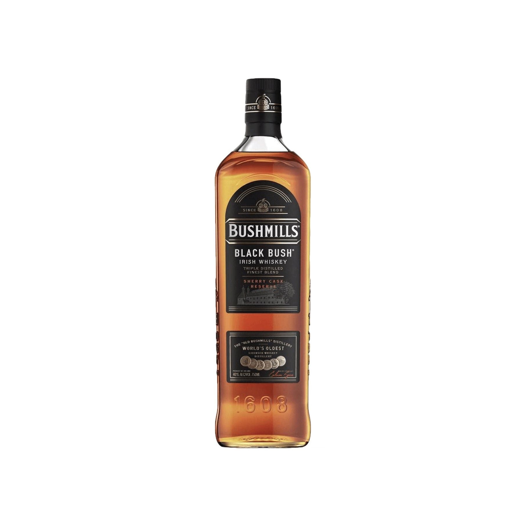 Wkey. Bushmills Black Bush - 750 Ml
