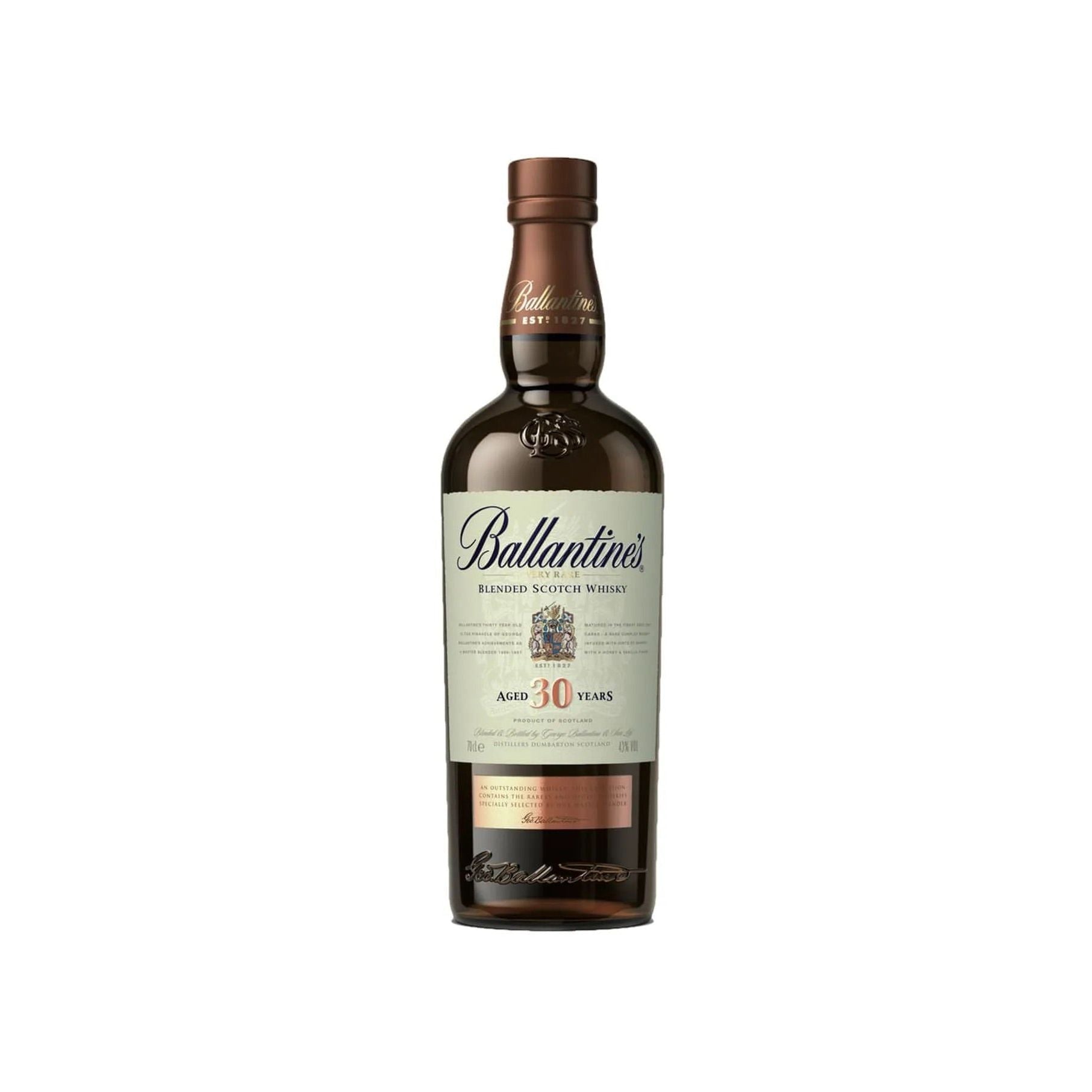 Wky. Ballantines 30 Años - 700 Ml