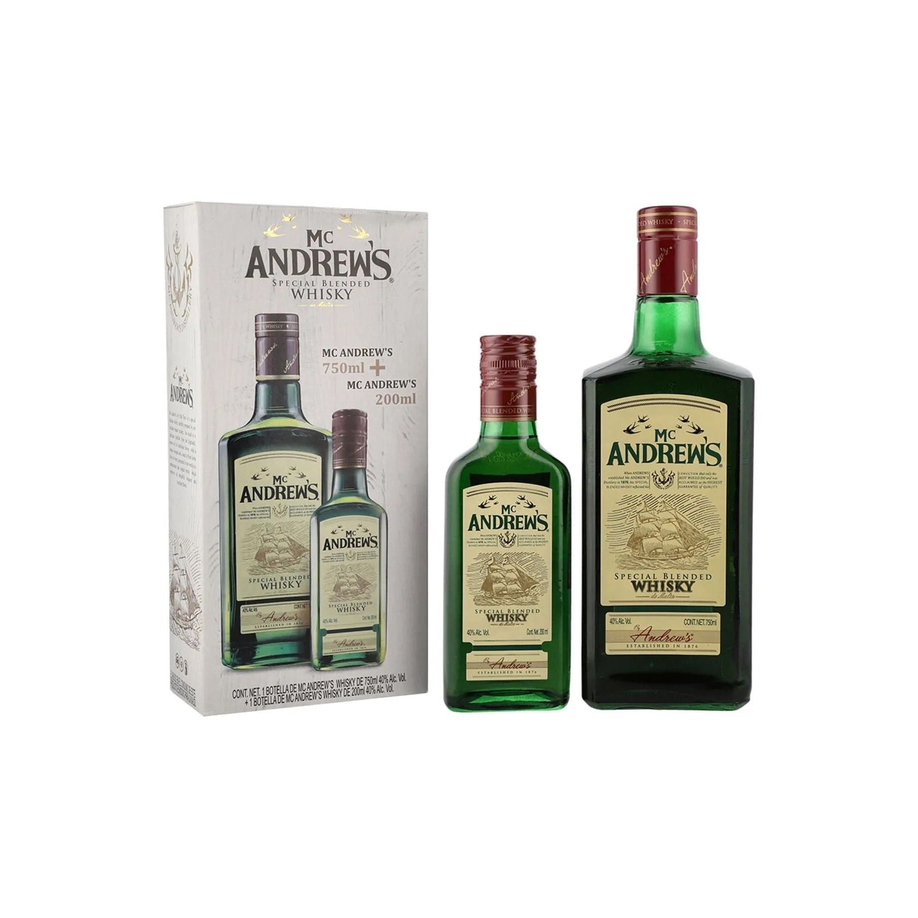 Wky. Mc Andrews C/Bot 200Ml - 750 Ml