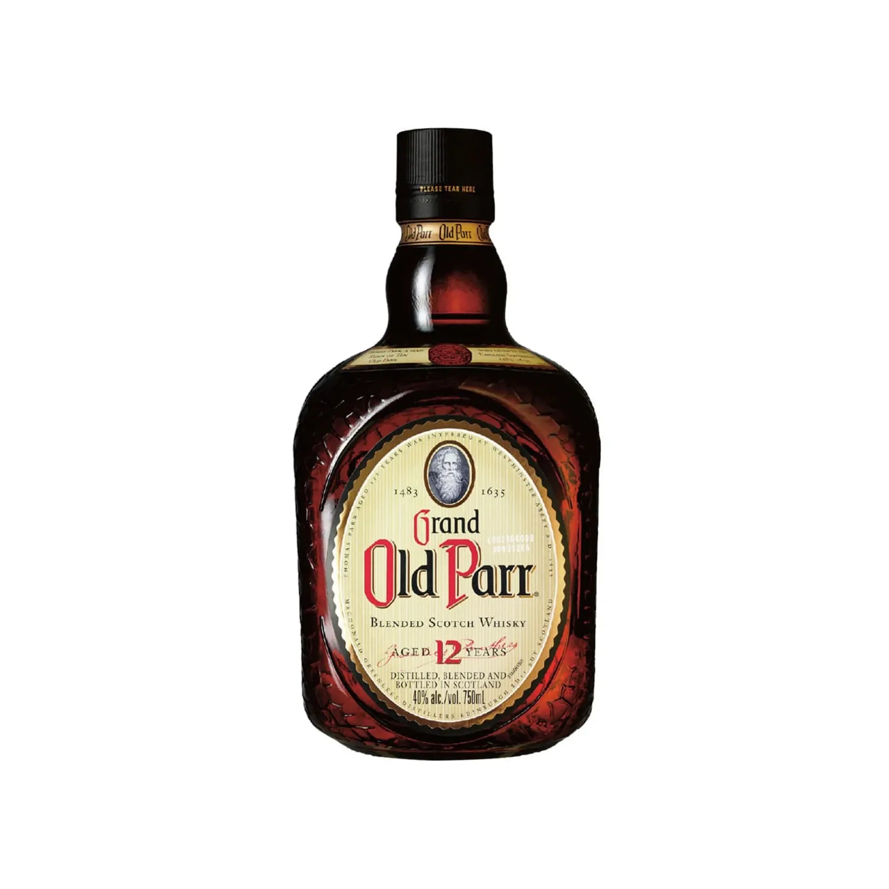 Wky. Old Parr 12 Años - 750 Ml