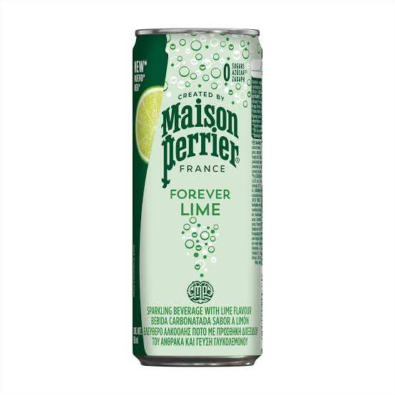 Agua Saborizada Maison Perrier Lime Lata - 330 Ml