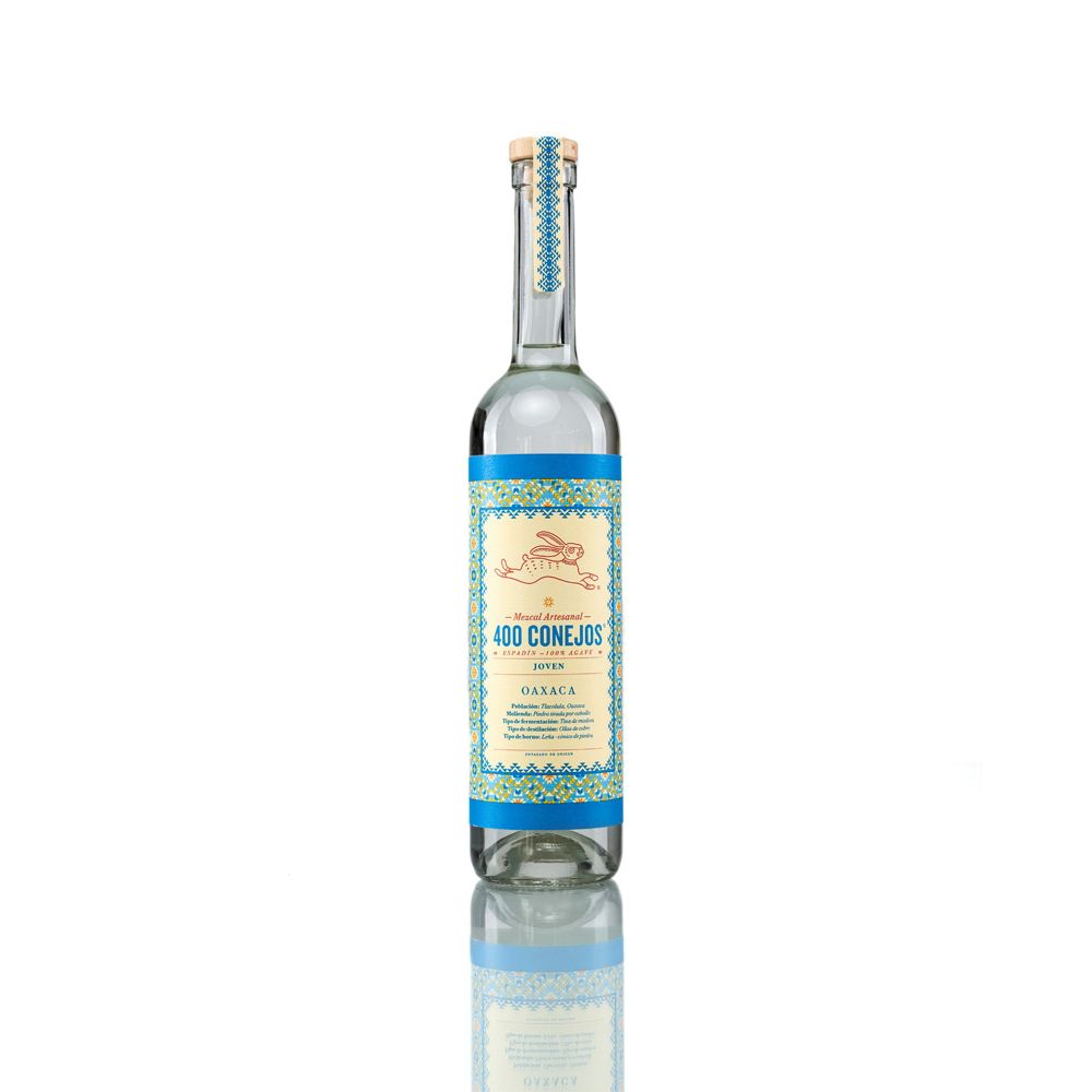 Mezcal 400 Conejos Joven 100% - 700 Ml