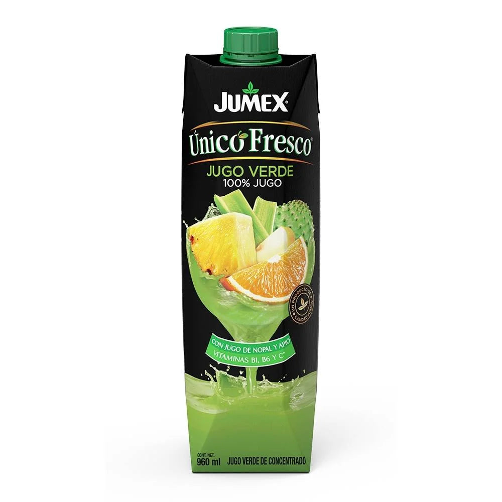 Jugo Jumex Unico Fresco Verde Tetrapack - 960 Ml