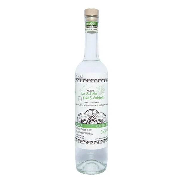 Mezcal La Ultima Y Nos Vamos Joven 100% Espadin - 750 Ml