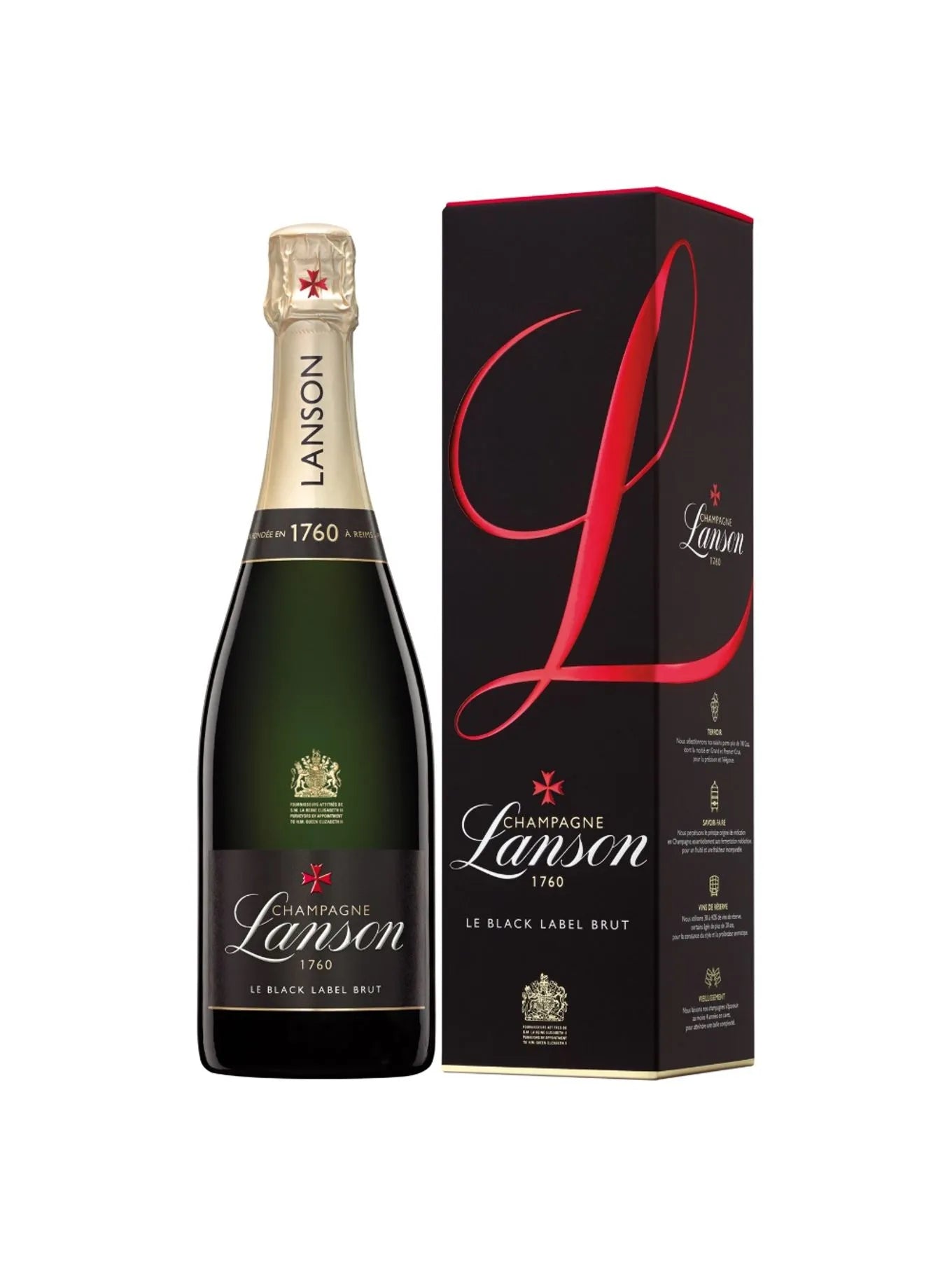 Champ. Lanson 1760 Le Black Label Brut - 750 Ml