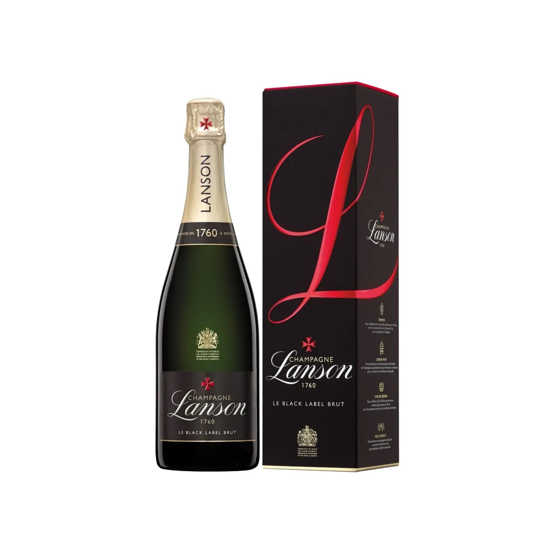 Champ. Lanson 1760 Le Black Label Brut - 750 Ml