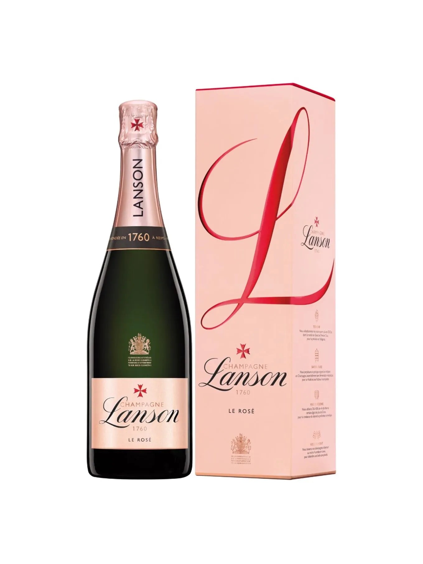 Champ. Lanson 1760 Rose - 750 Ml