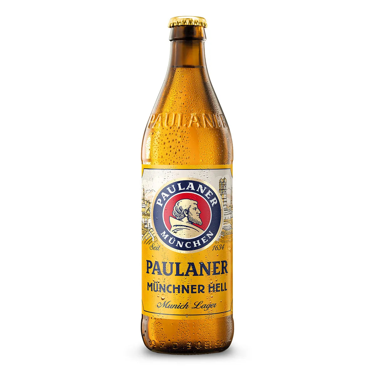 Cerveza Paulaner Muchner Hell Vidrio - 500 Ml