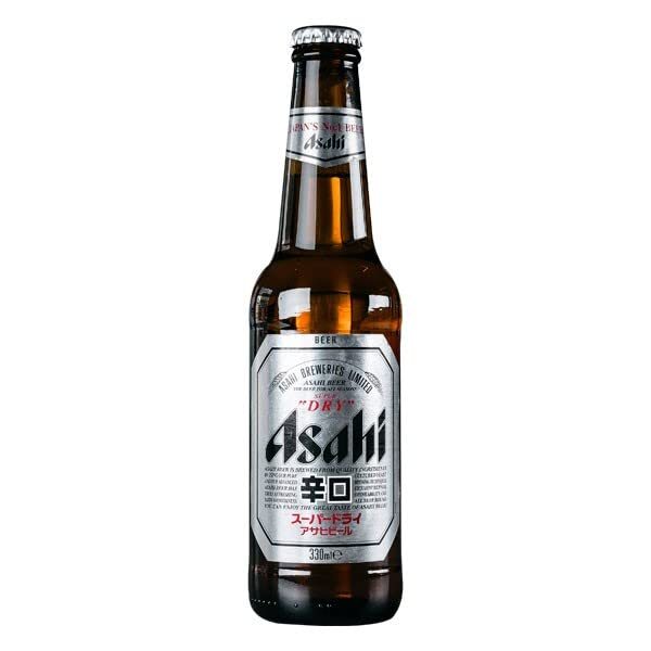 Cerveza Asahi Super Dry Botella - 330 Ml