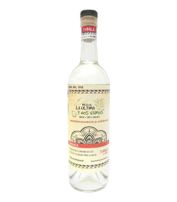 Mezcal La Ultima Y Nos Vamos Joven 100% Tobala - 750 Ml