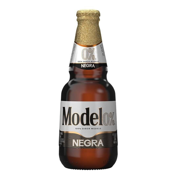 Bebida de Malta Modelo Negra Cero Vidrio - 355 Ml
