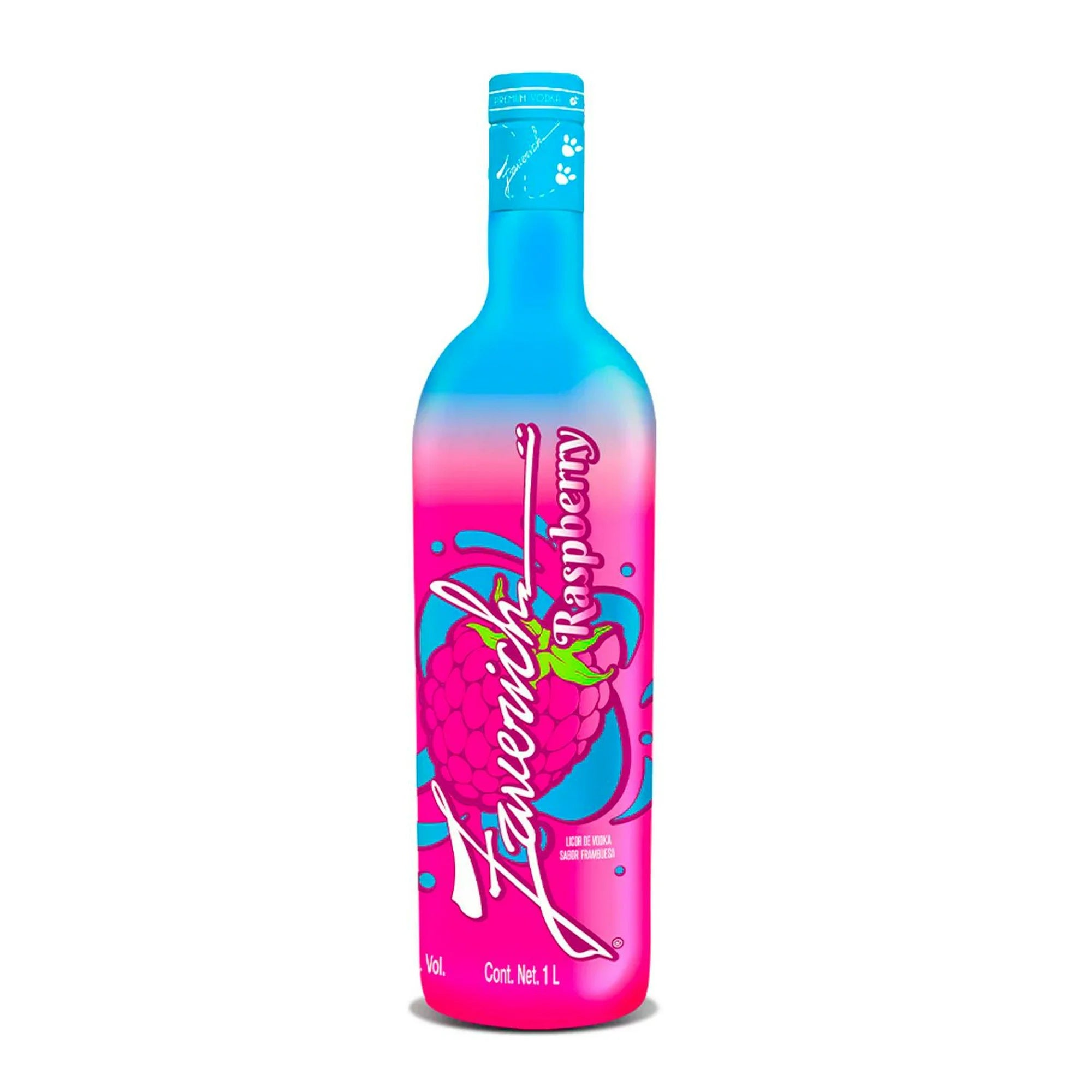 Licor De Vodka Zaverich Raspberry - 1 L