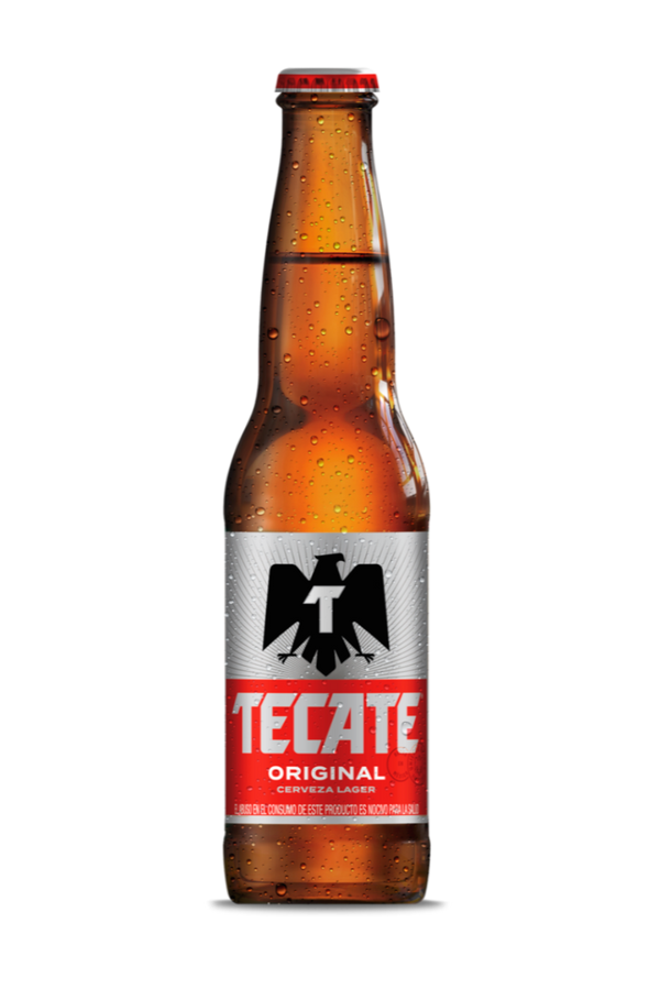 Cerveza Tecate Original Vidrio - 355 Ml