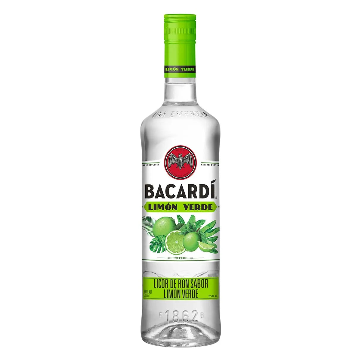 Bacardi Green Lemon Rum Liqueur - 750 Ml