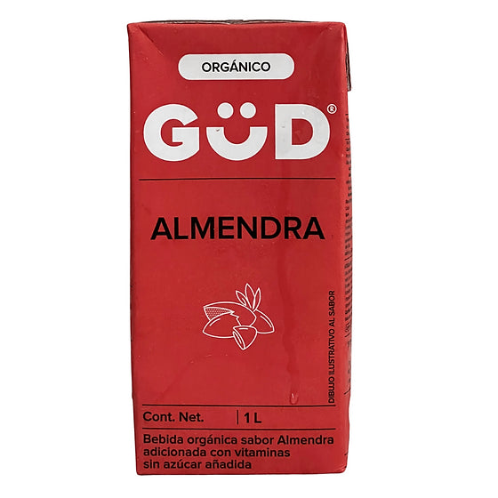 Leche GUD De Almendra Organica Tetrapack - 1 L