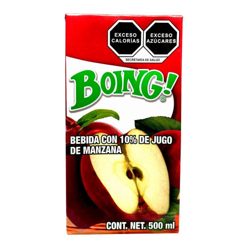 Bebida Boing Con Jugo De Manzana Tetrapack - 500 Ml