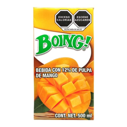 Bebida Boing Con Pulpa De Mango Tetrapack - 500 Ml