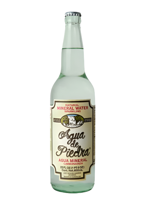 Agua Mineral Agua De Piedra Con Gas Vidrio - 650 Ml