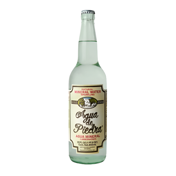 Agua Mineral Agua De Piedra Con Gas Vidrio - 650 Ml