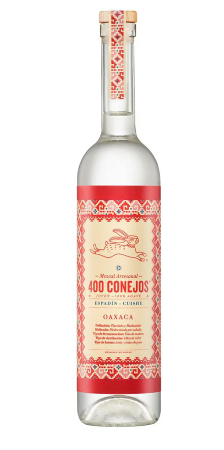 Mezcal 400 Conejos Joven 100% Cuishe - 700 Ml