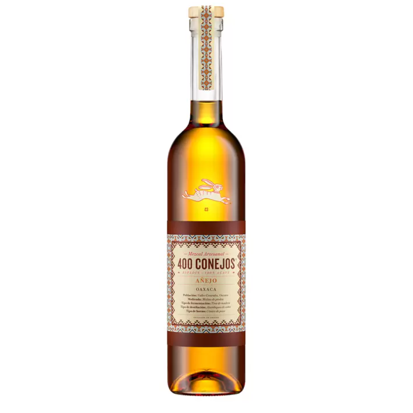 Mezcal 400 Conejos Añejo 100% - 700 Ml