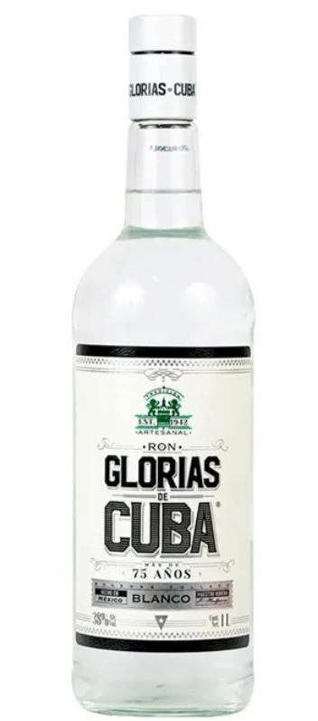 Ron Glorias De Cuba Bco 100% - 1.75 L